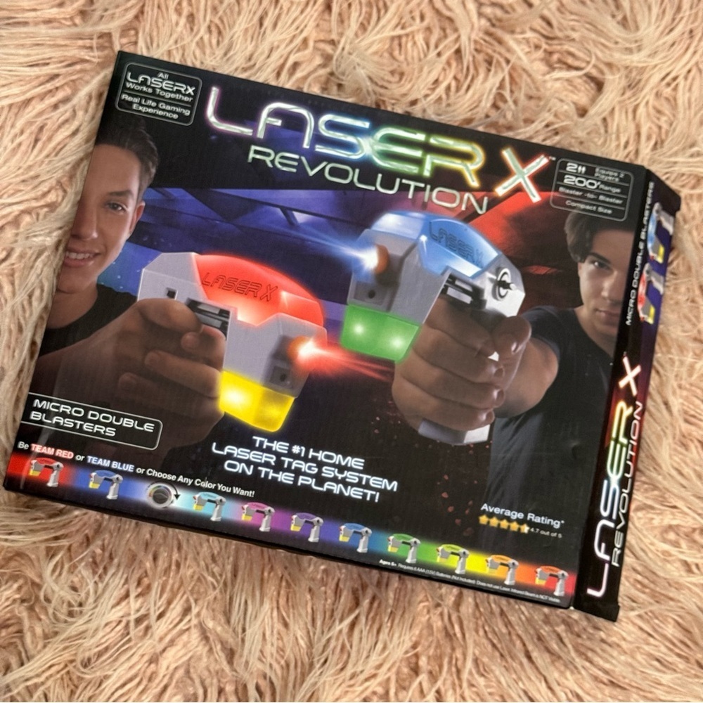 Laser X Revolution Micro Double Blasters - Multi-Color